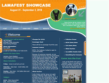 Tablet Screenshot of lamafest.com